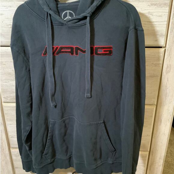 Mercedes AMG Patchwork Black Washed Sweatshirt - Large - Picture 1 of 3